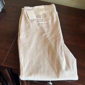 NWT striped pants skinny ankle 16 R stretch